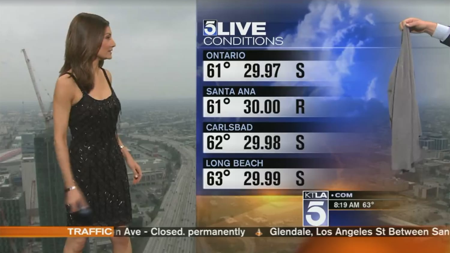 Meteorologist Liberté Chan asked to cover up dress on live TV, calls it a  'joke'