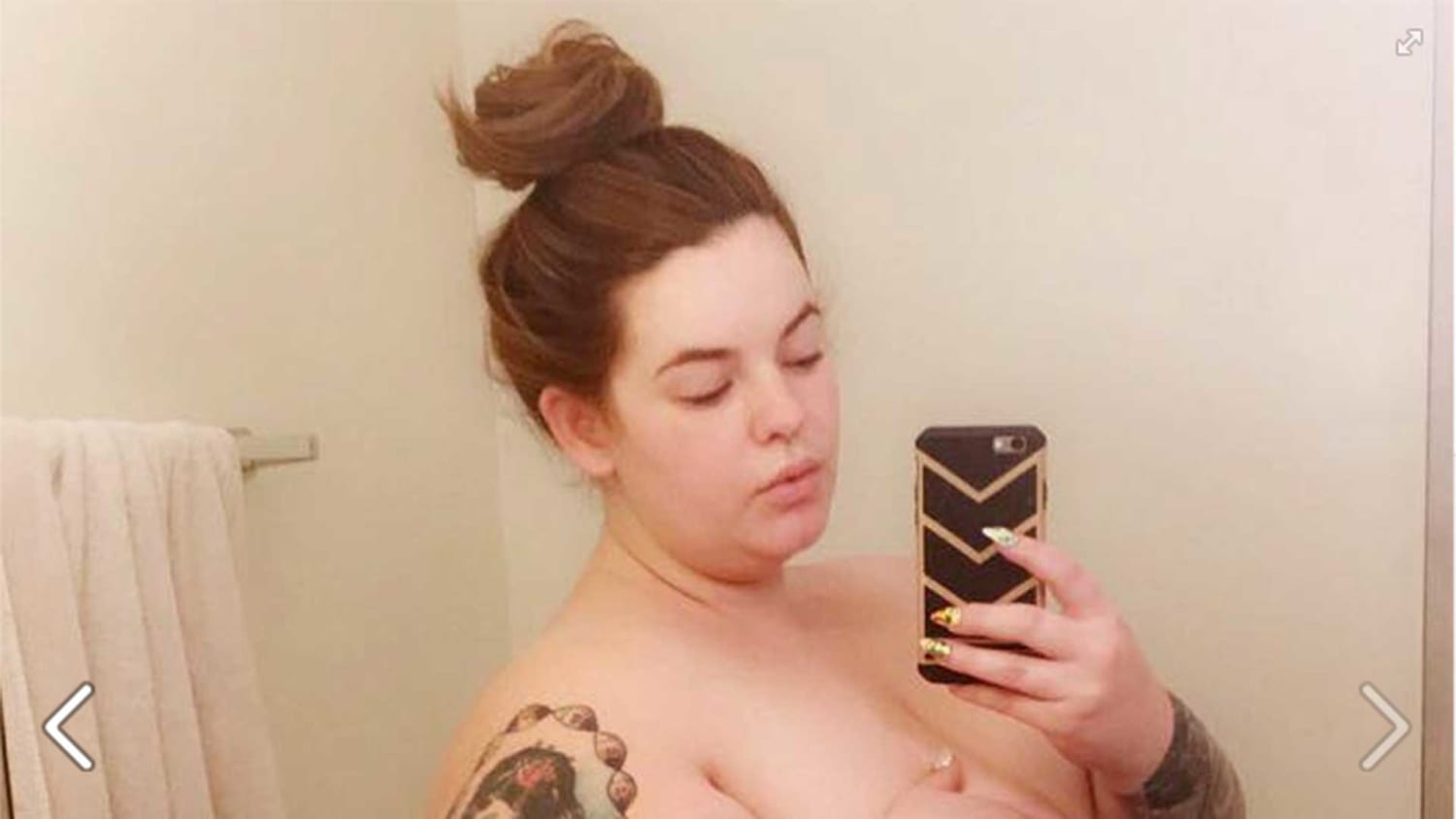 Tess Holliday replies to critics of naked pregnancy photo — with another  naked pic