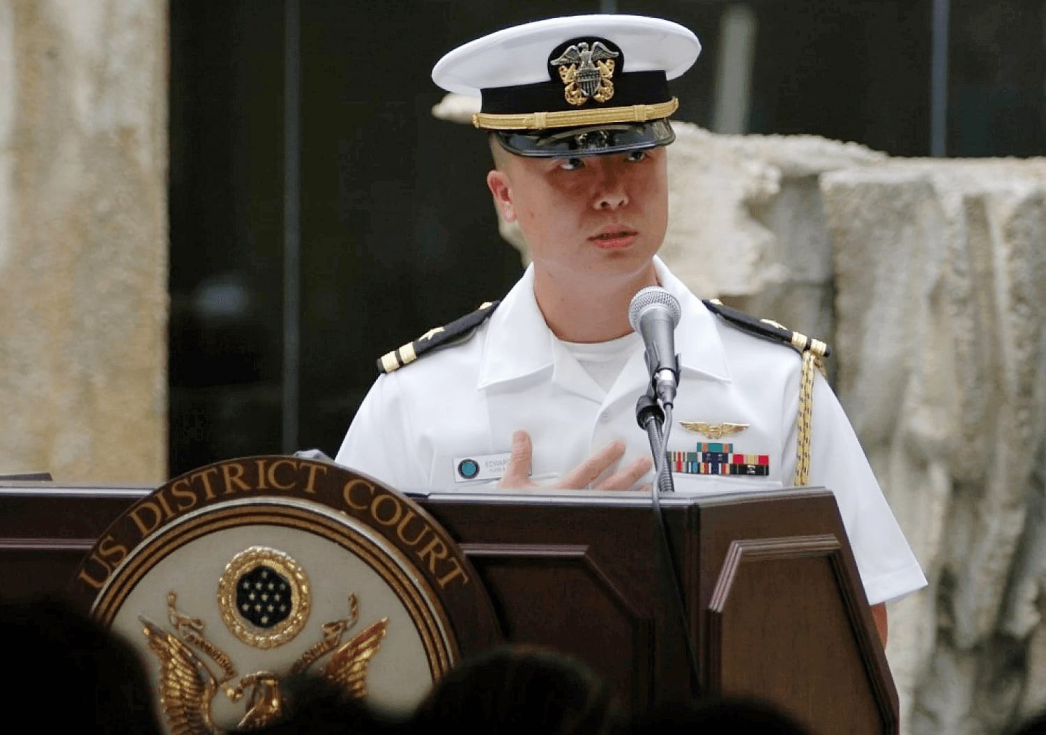 Navy Officer Lt. Cmdr. Edward Lin Court Martial to Begin Tuesday