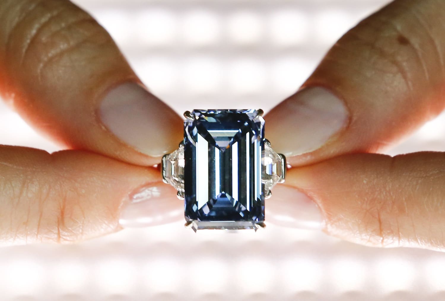Oppenheimer Blue' Diamond Sells at Auction for $57.5 Million