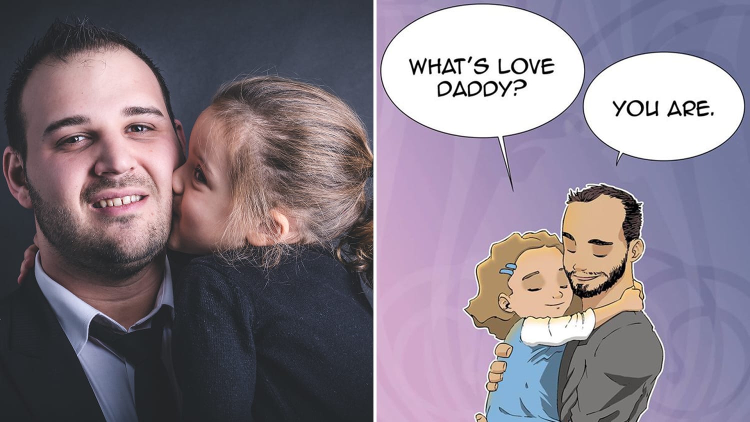 Single dad shows what it's like raising young daughter in heartwarming  comics