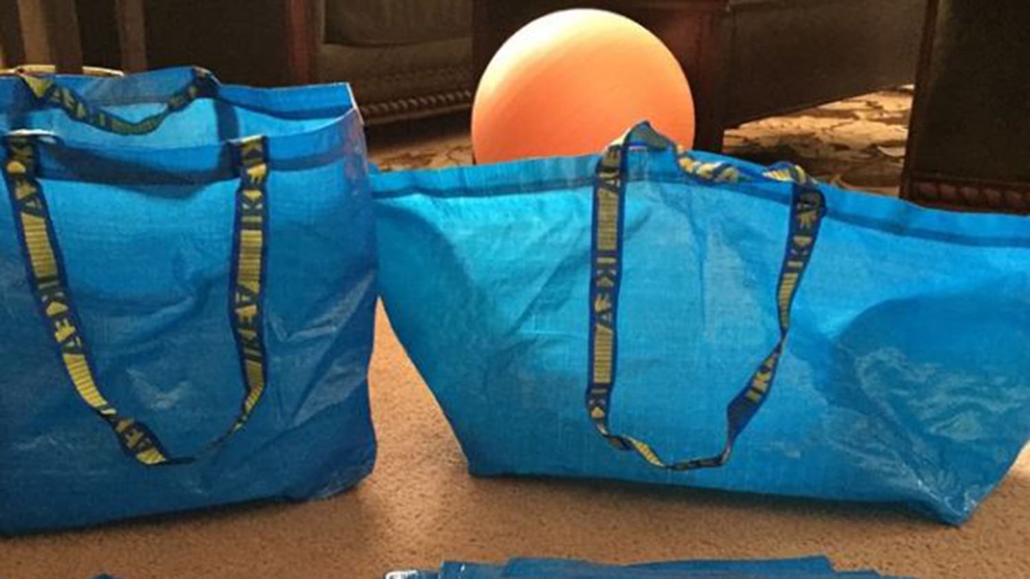 Which brand had the best response to Ikea's huge blue bag?