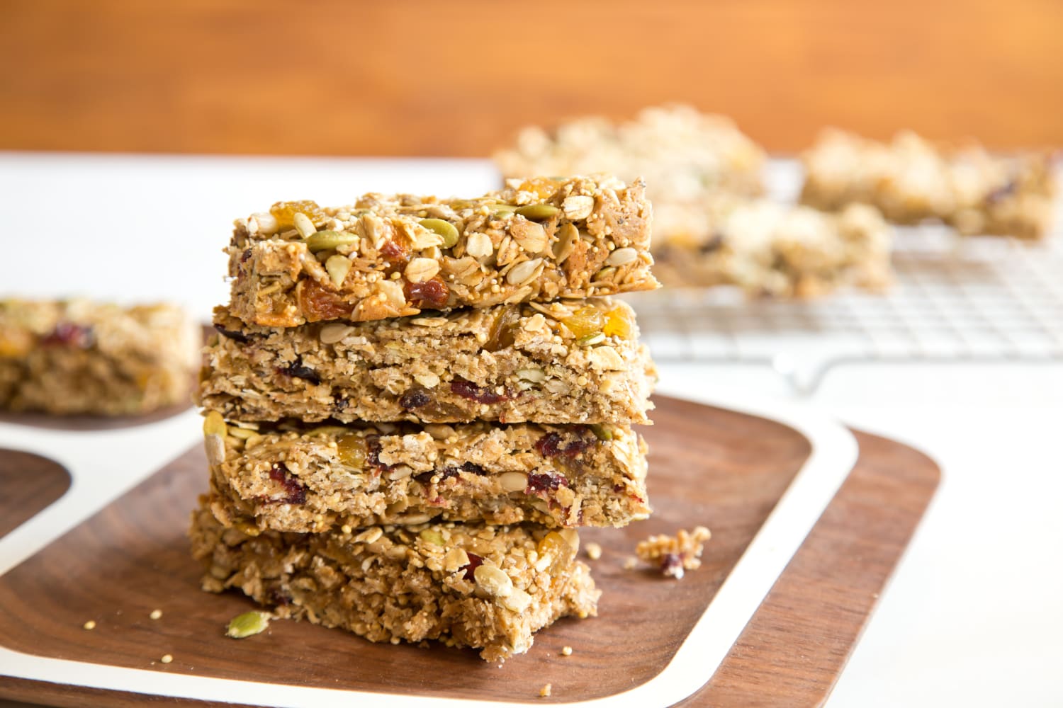 Make homemade granola bars for easy snacking