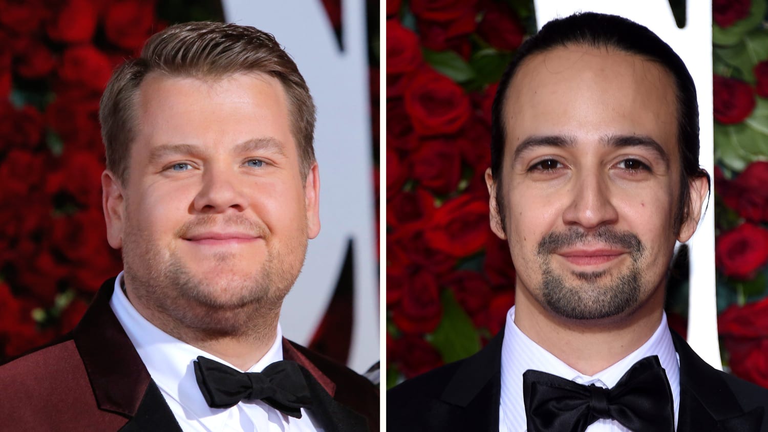 James corden and 2025 lin manuel miranda