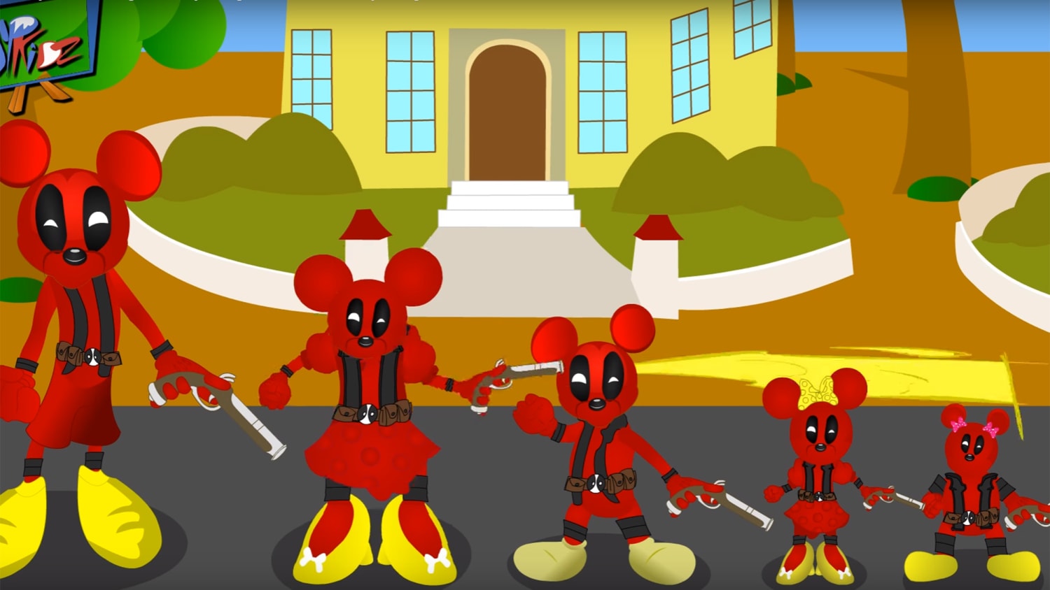 Disturbing YouTube Kids video shows Mickey Mouse with gun