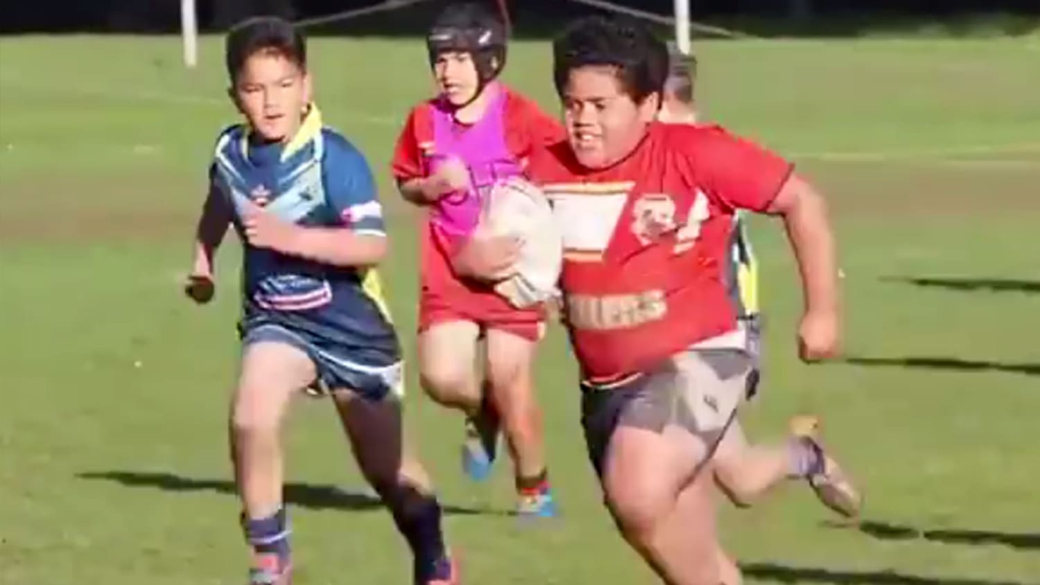 9-year-old rugby sensation goes beast mode on his opponents