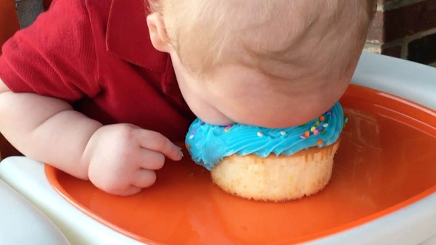 Baby Boy Shower Fondant Face On Buttercream Chocolate Cake - CakeCentral.com