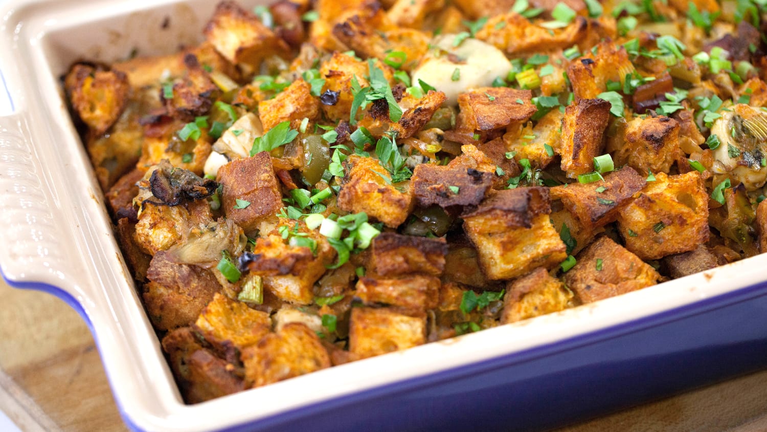 Oyster Dressing Casserole