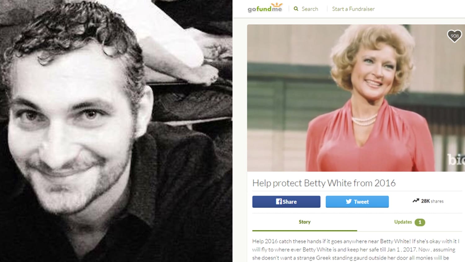 Betty White Fan Launches Gofundme Page To Protect Golden Girls Star