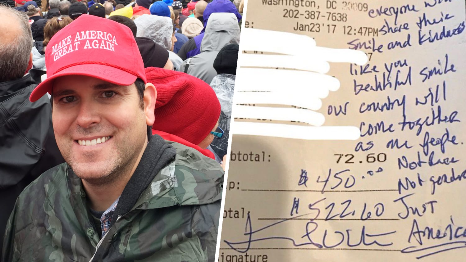 Trump supporter leaves $450 tip at Busboys and Poets