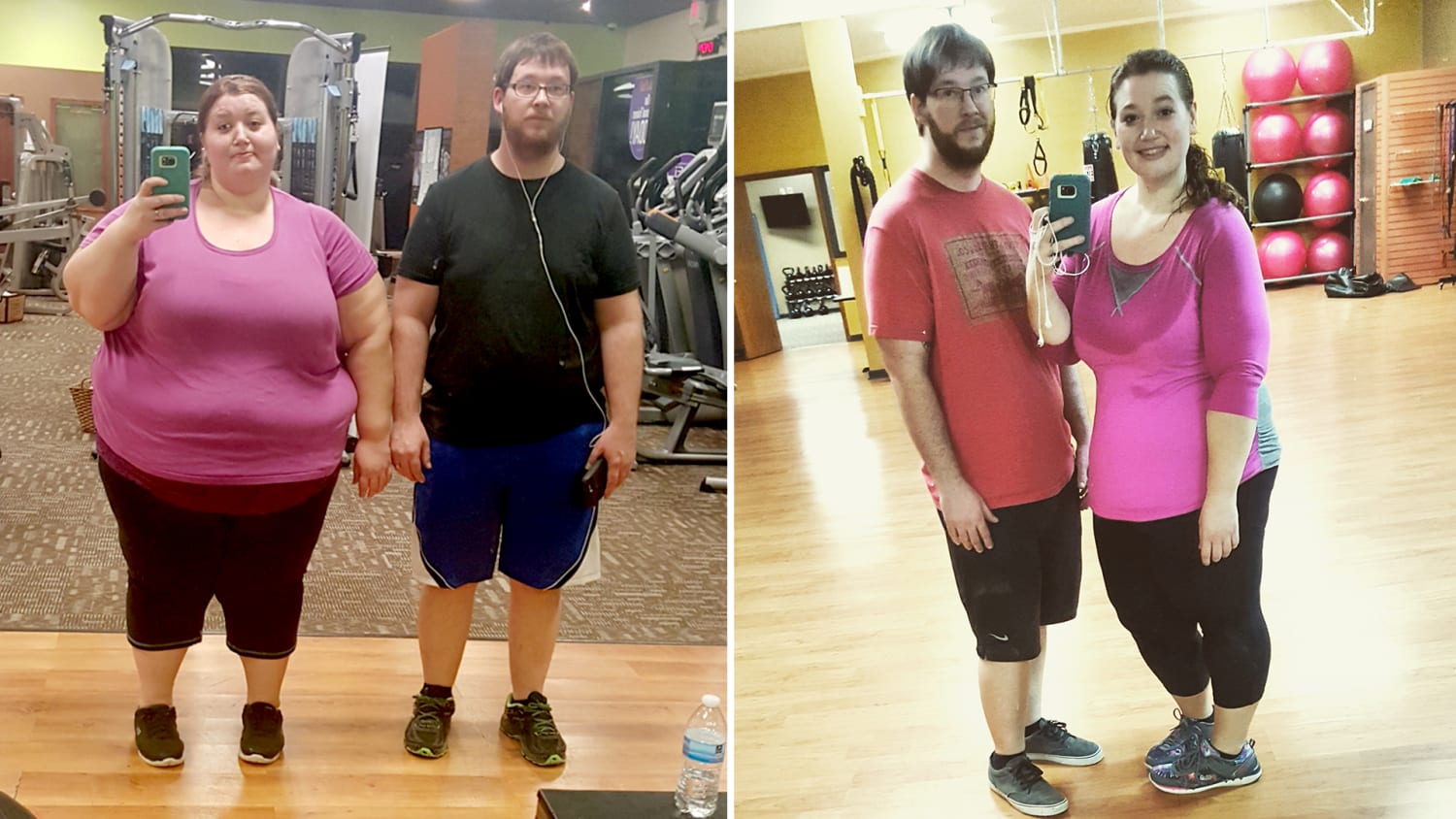 Couple loses 298 pounds combined in a year with 3 easy steps.