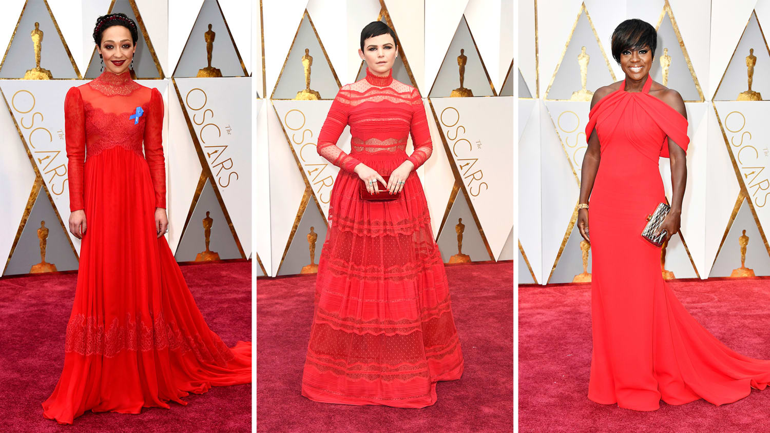 oscars red carpet dresses