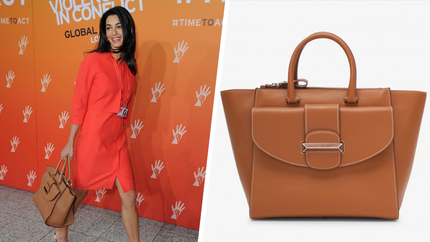 Amal Clooney and the Ladylike Hat-Box Purse