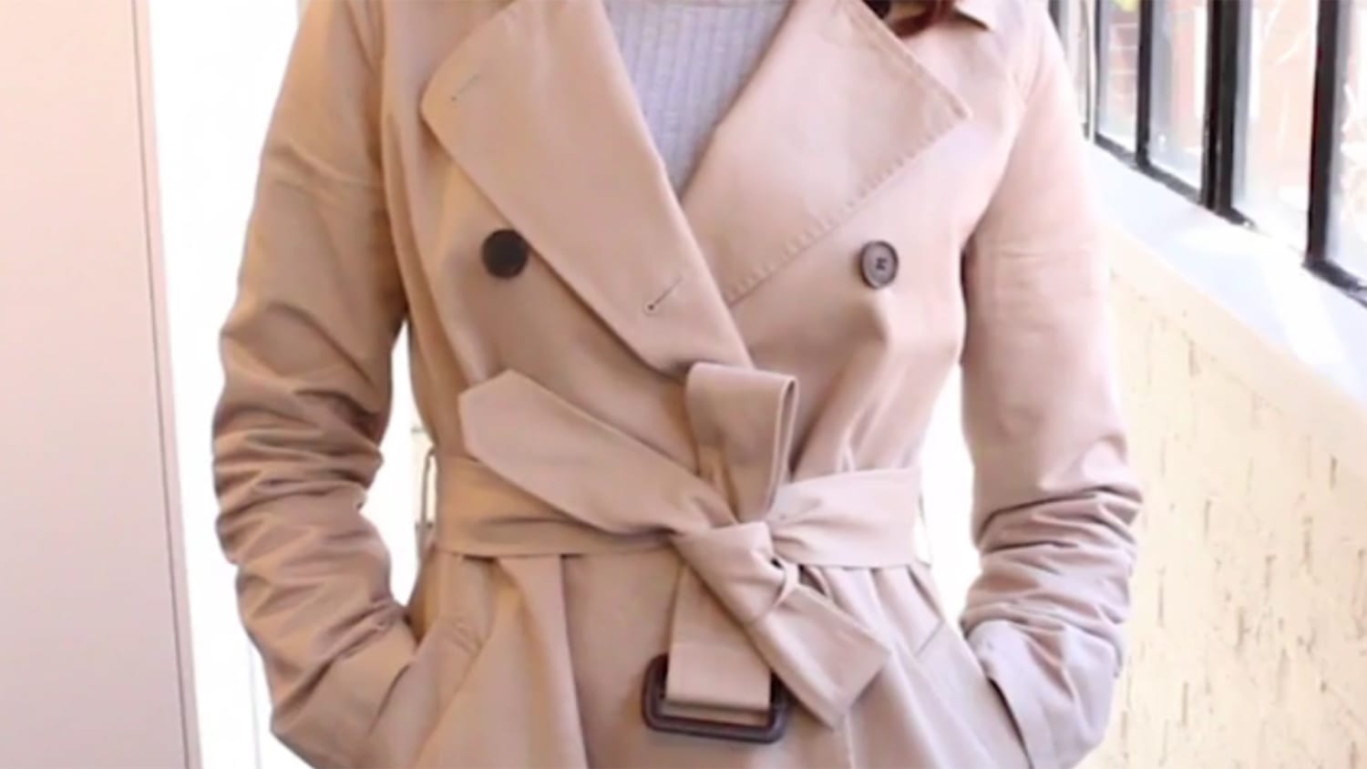 How To Belt a Trench Coat