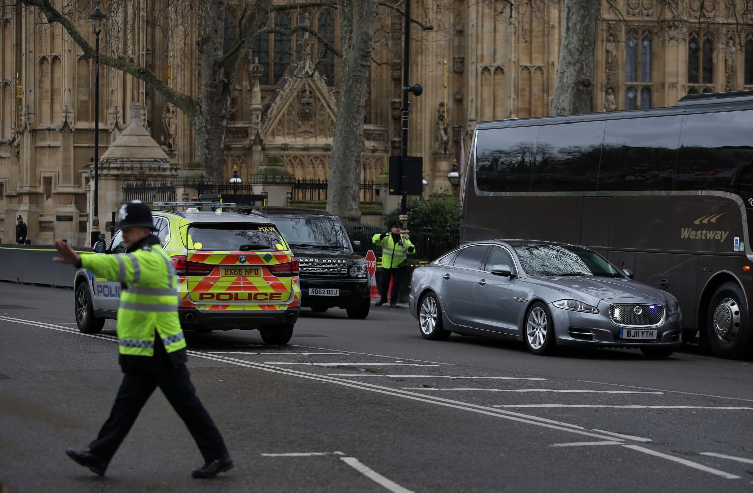 Британский шпион. Полицейский автомобиль в Англии на даунингтстрит. Westminster Police.