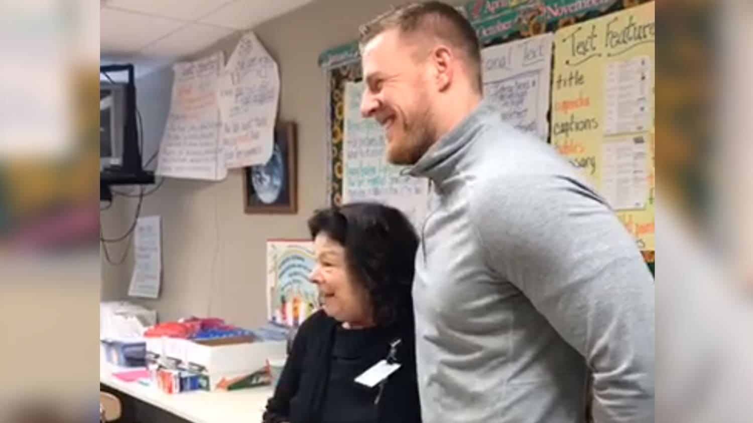 FeelGoodFriday: J.J. Watt gifts jersey to student who had to make