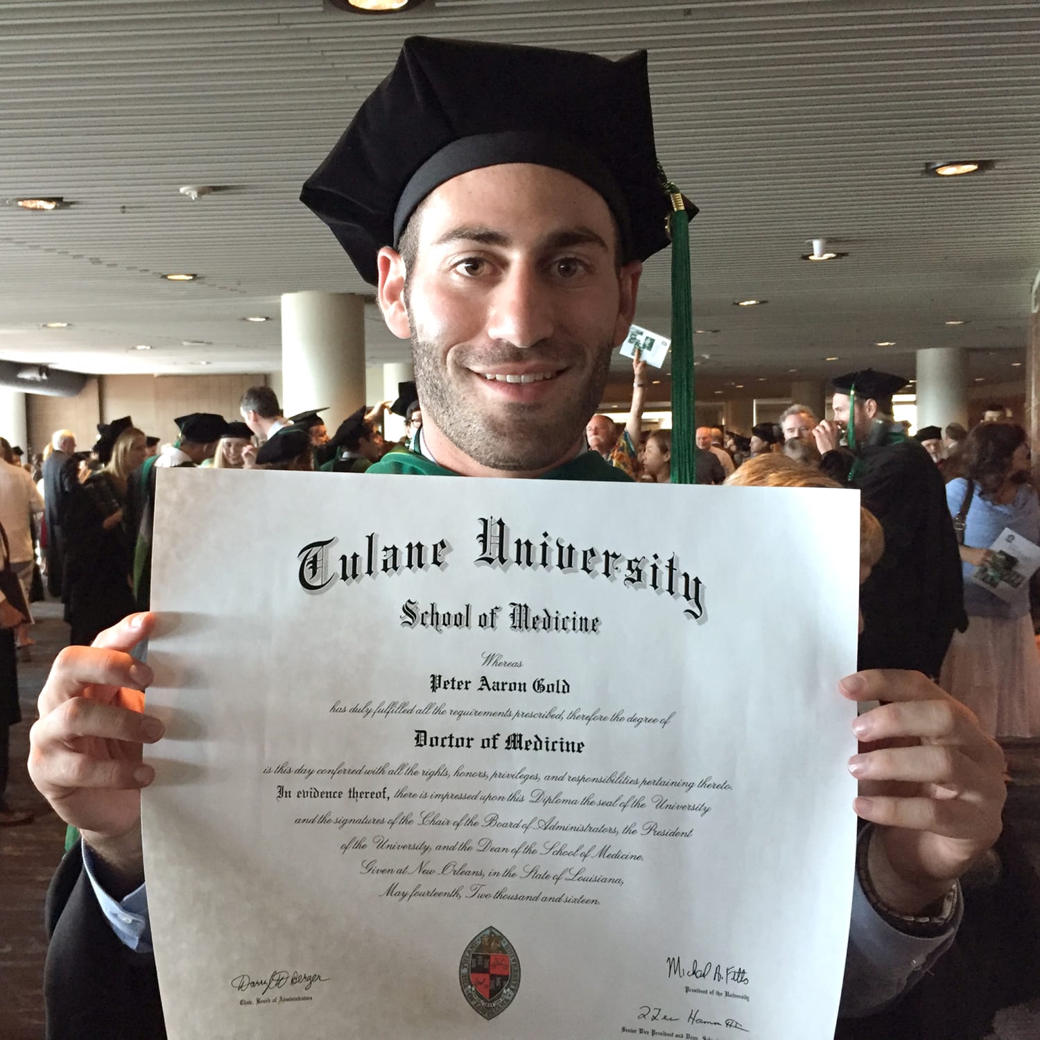 Tulane student Peter Gold, shot while trying to save woman from attacker,  to appear on TODAY