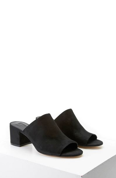 closed toe slide heels