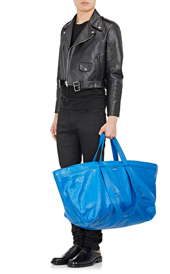 Balenciaga's Arena tote is a version the Ikea bag