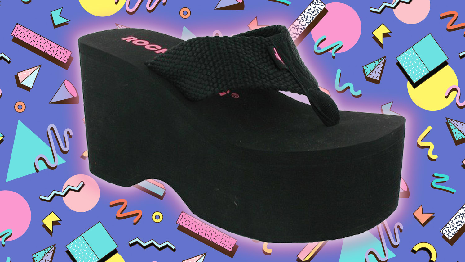 rocket dog platform flip flops