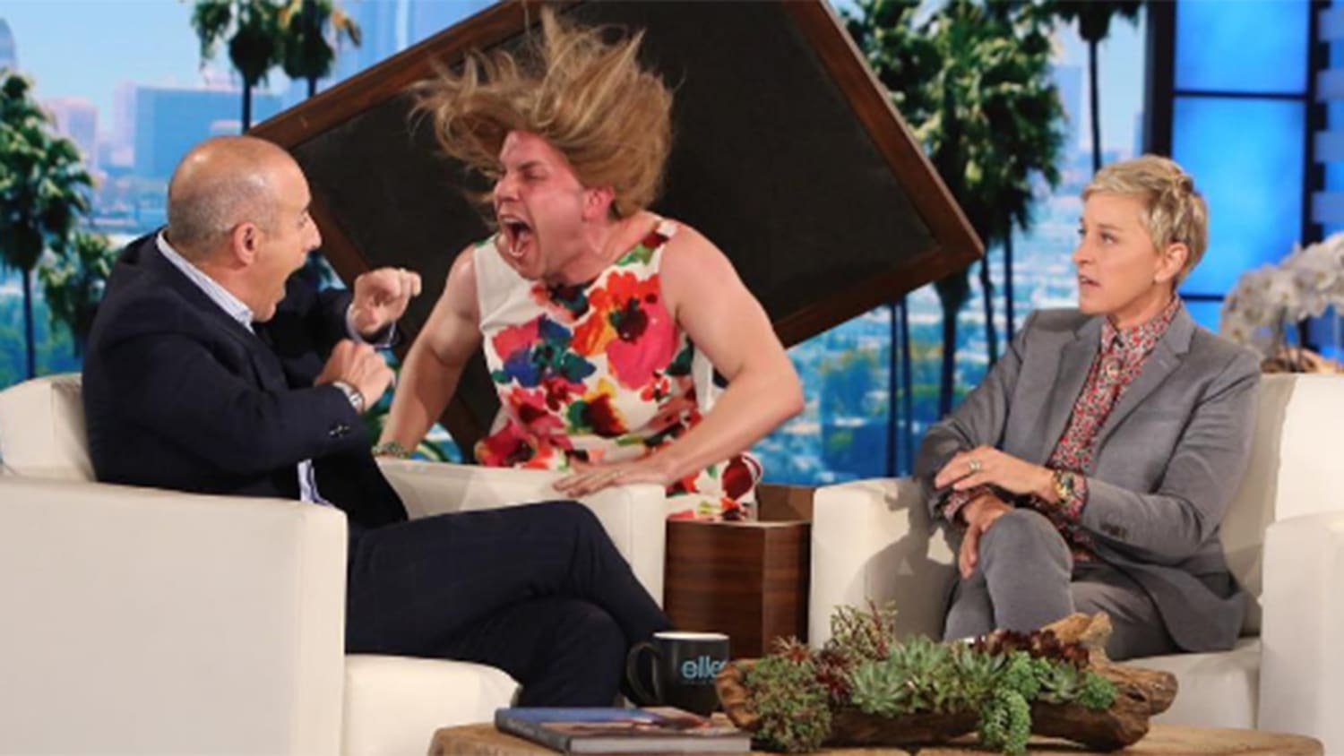 Former Warwick boy Matt strips for Ellen DeGeneres