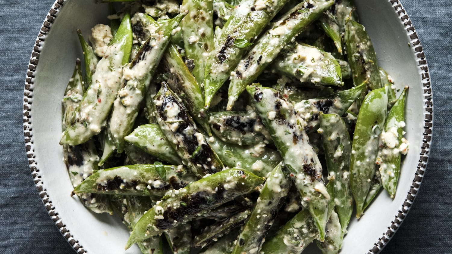 Snap Pea and Feta Salad — A Thought For Food