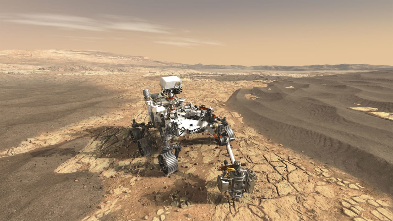 NASA's Mars 2020 Rover at Home the Red Planet