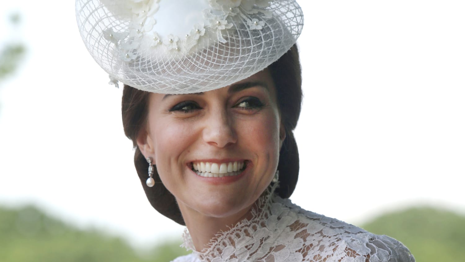 Former Kate Middleton attends Royal Ascot's opening wearing lace