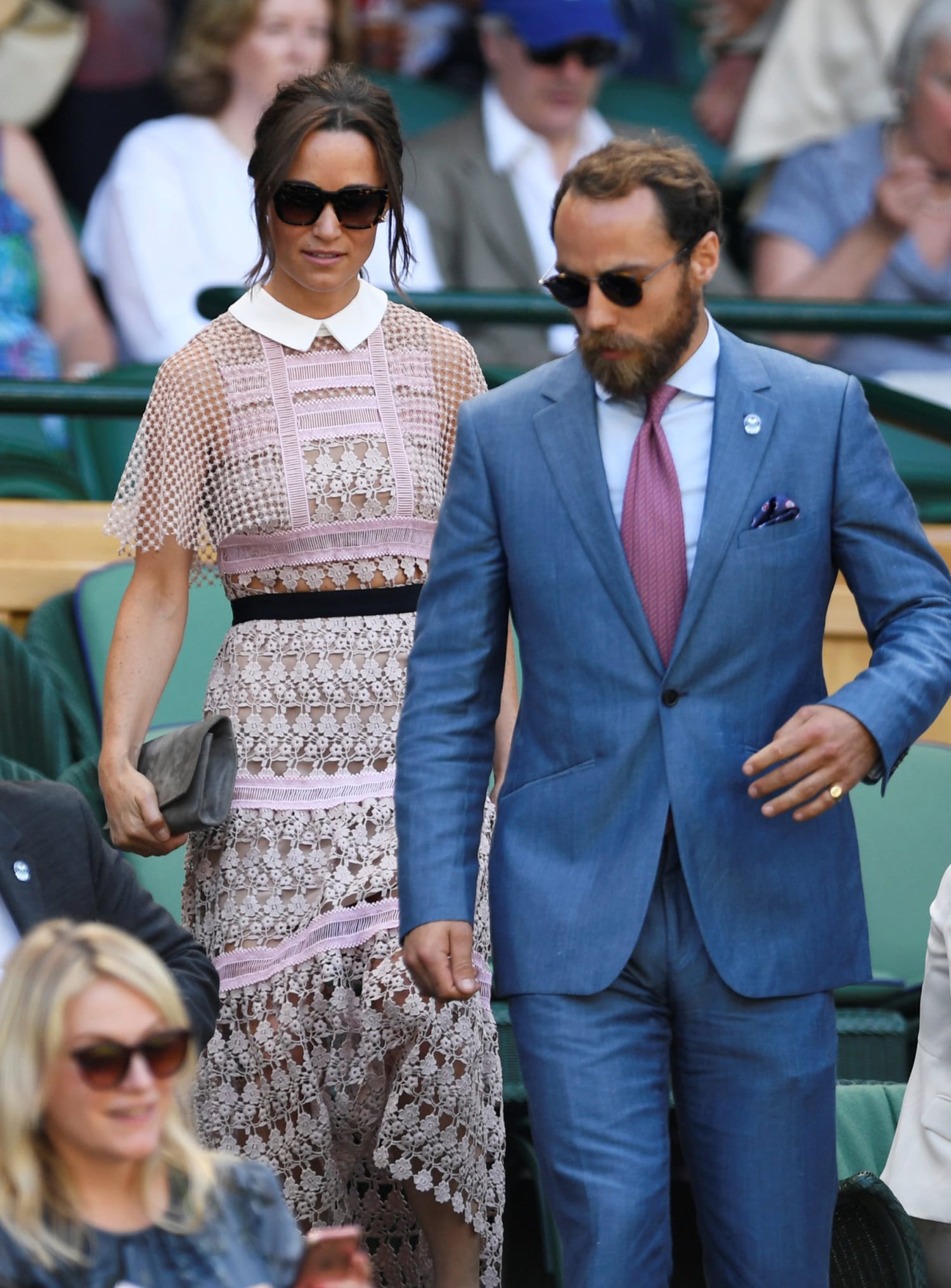 Pippa Middleton Wimbledon dress: We are loving her lacy look, image size:1500x2031