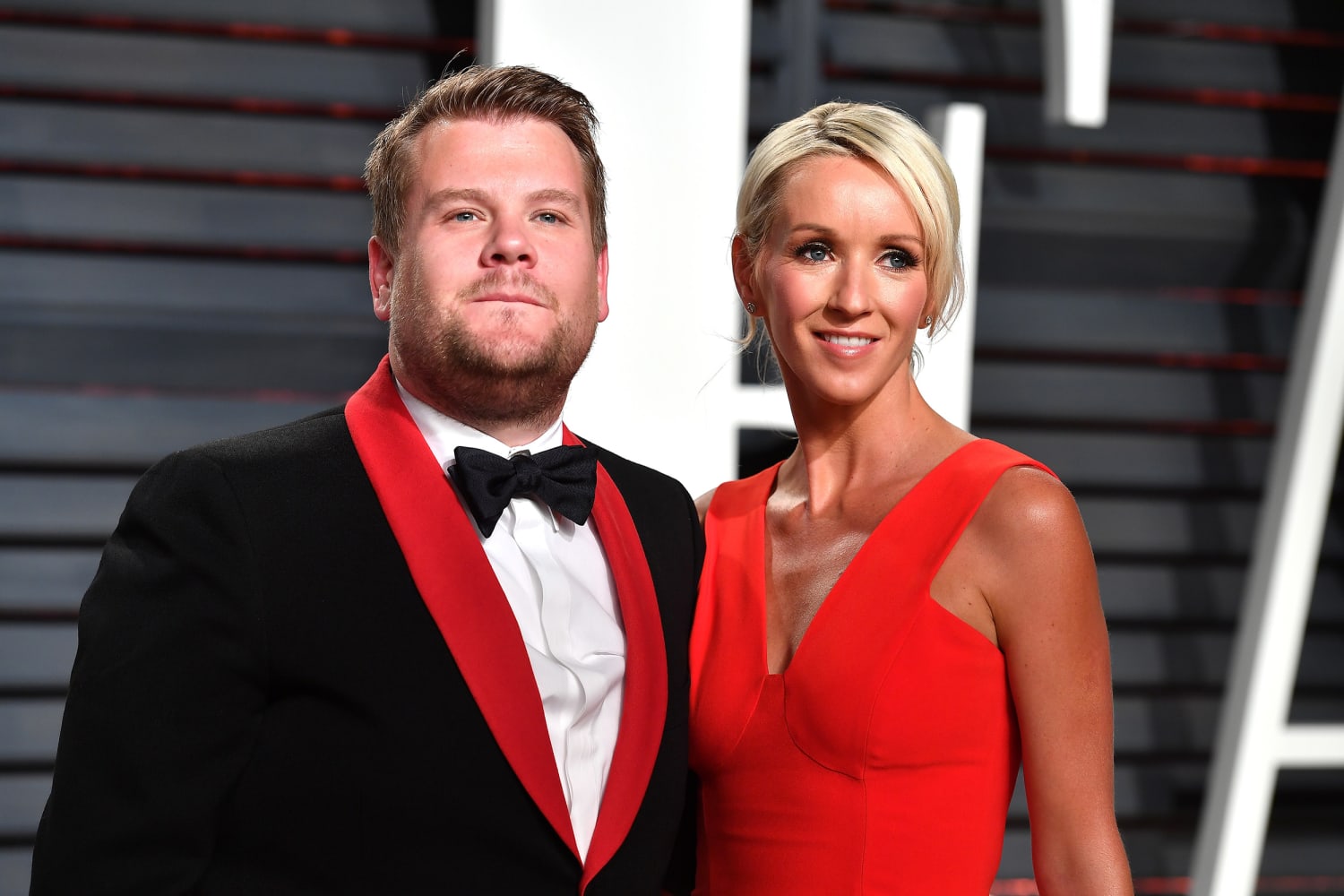 Getty ImagesJames Corden and his wife are expecting
