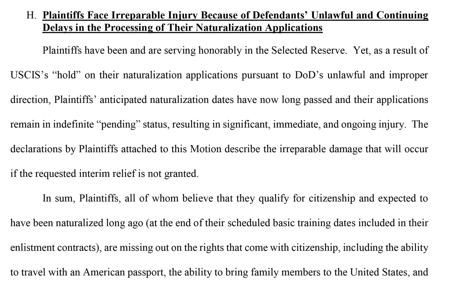 Immigrant Military Recruits Wait in Limbo As Defense Program's Future  Unclear