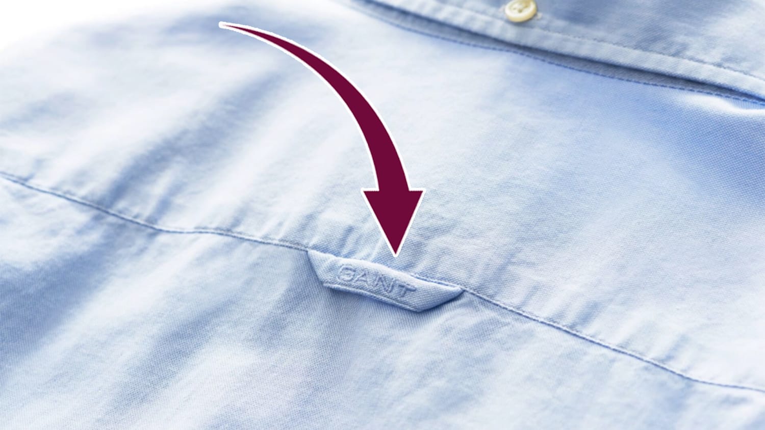 Why do button-down shirts have a loop on the back?