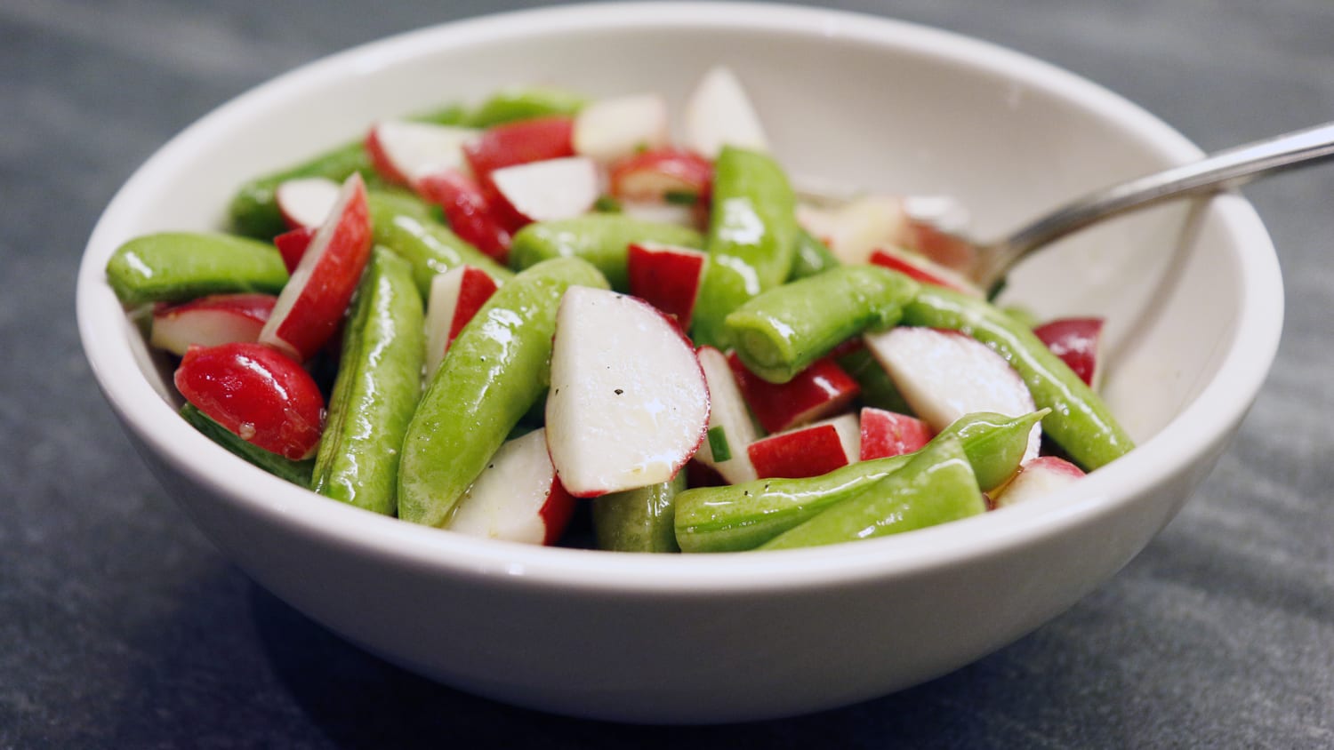 Best Snap Pea Salad Recipe - How to Make Garlicky Spring Salad