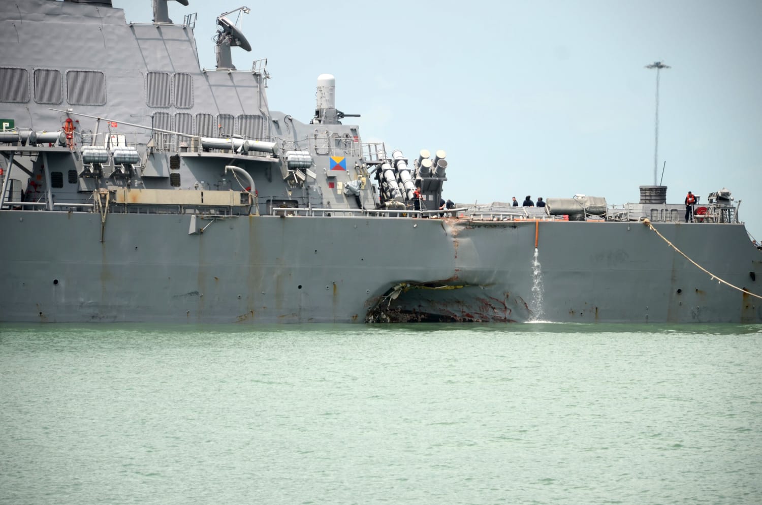 Us Destroyers in Naval Base.