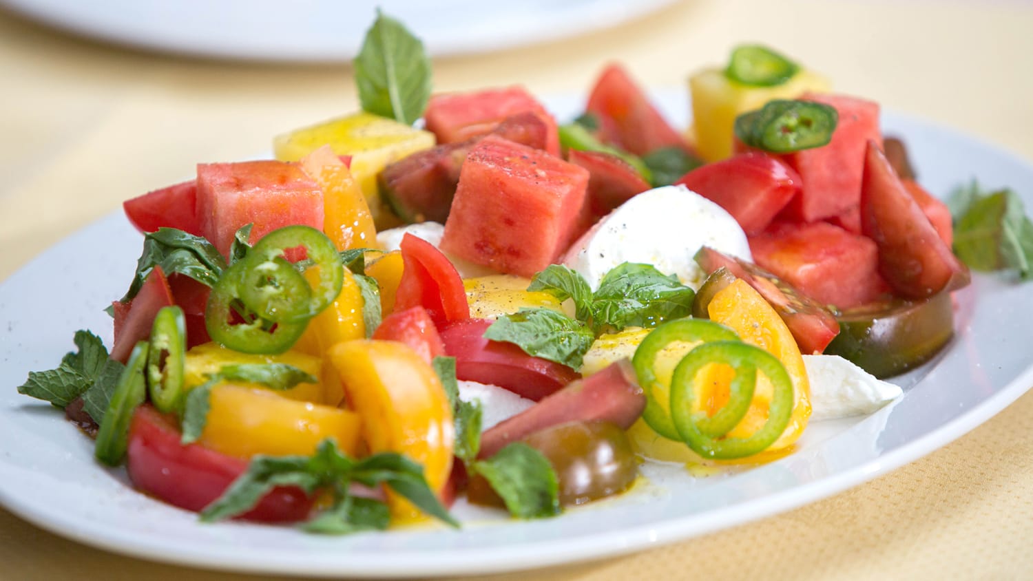 Tomatoes and Watermelon Join Forces in This Peak Summer Salad