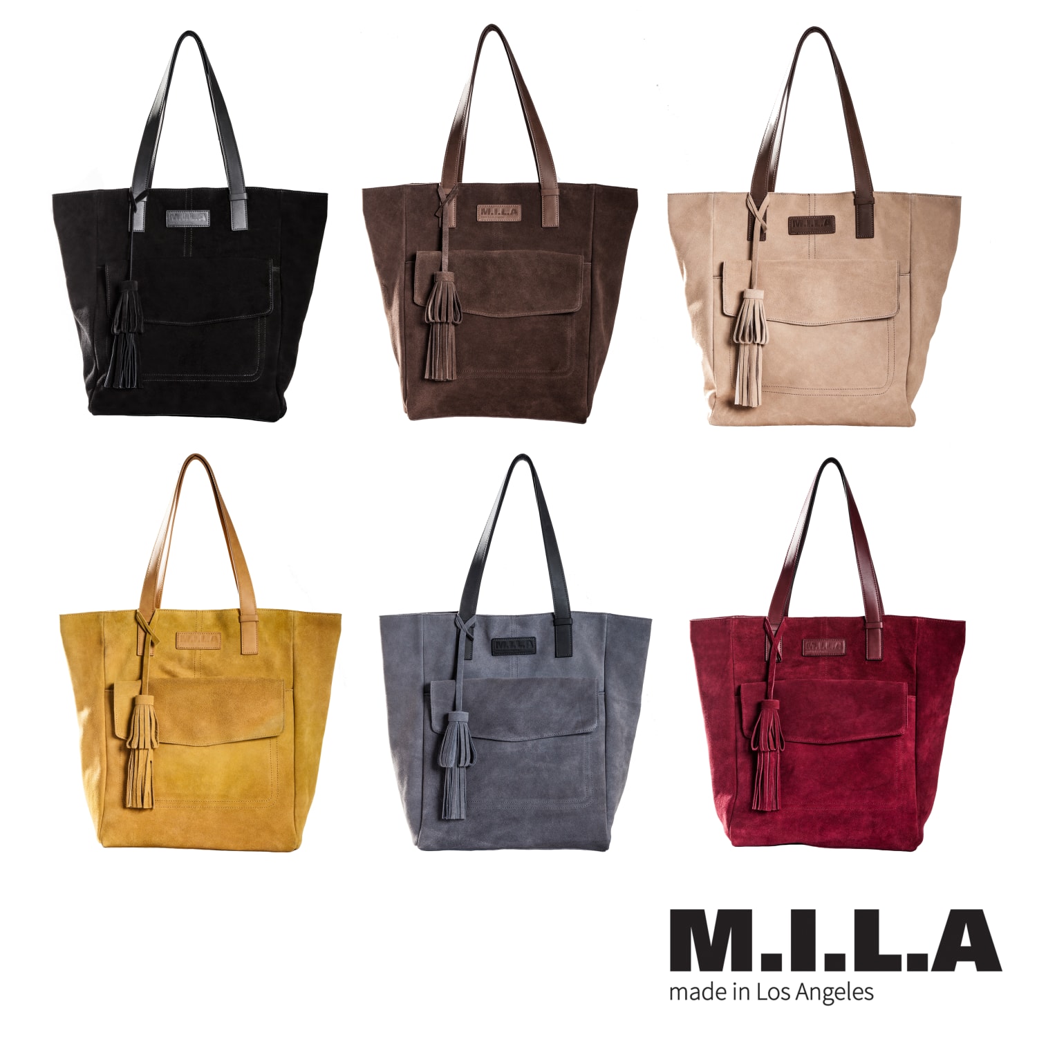MILA Luxe Bag | Leather | Plum