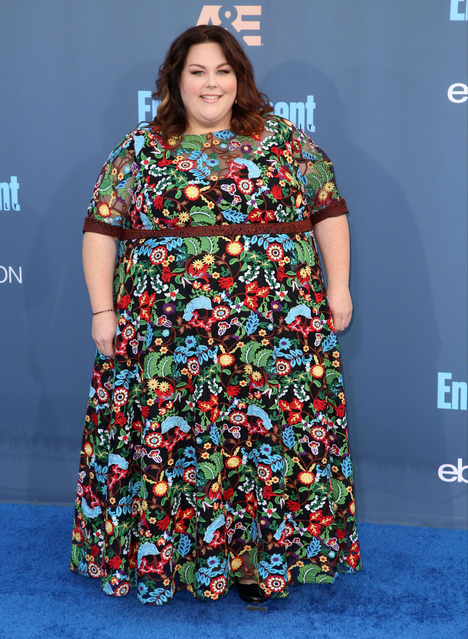 chrissy metz red latex dress Chrissy Metz Talks Dressing Her Shape