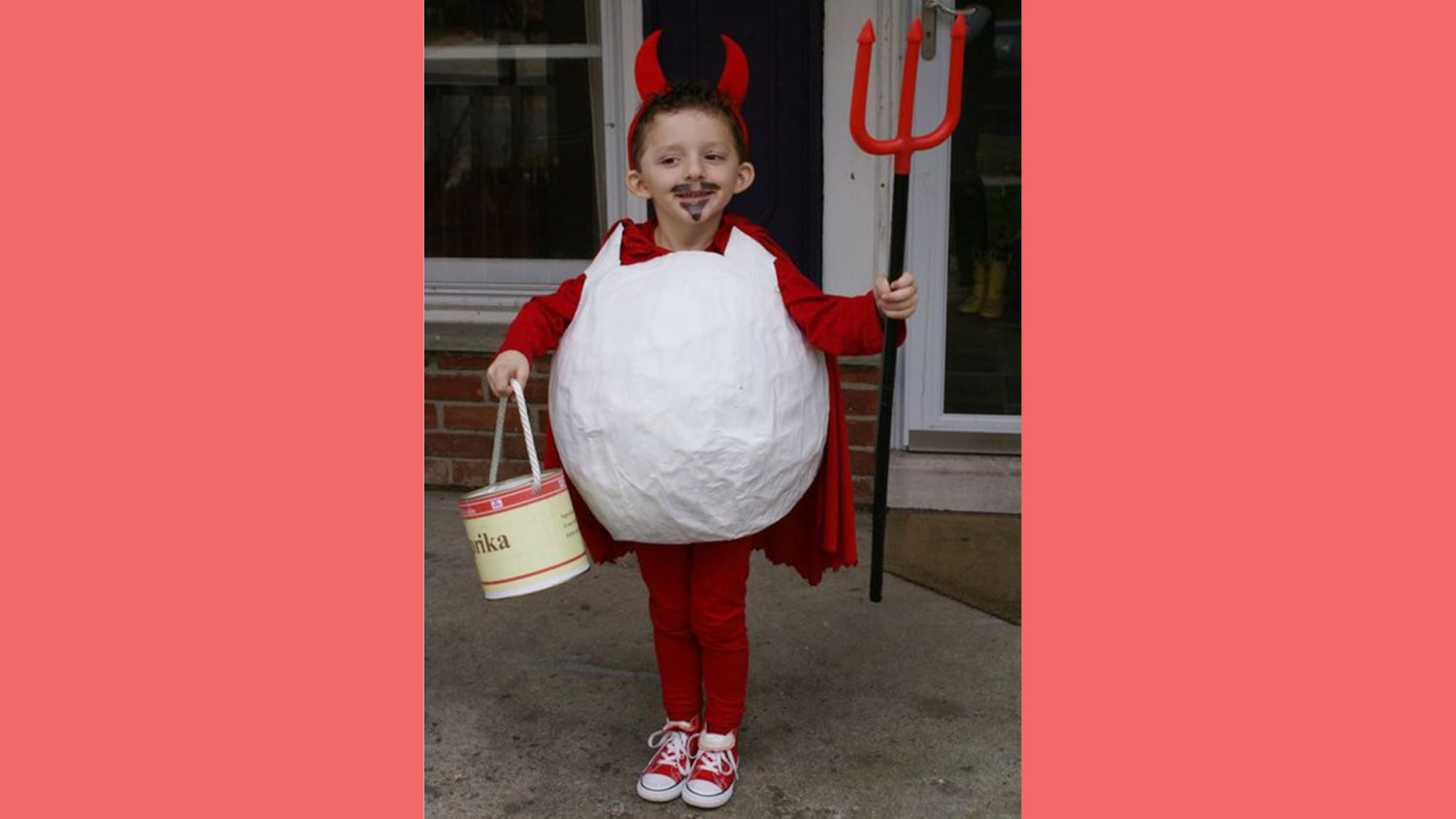 31 days of Halloween costumes: Deviled egg.