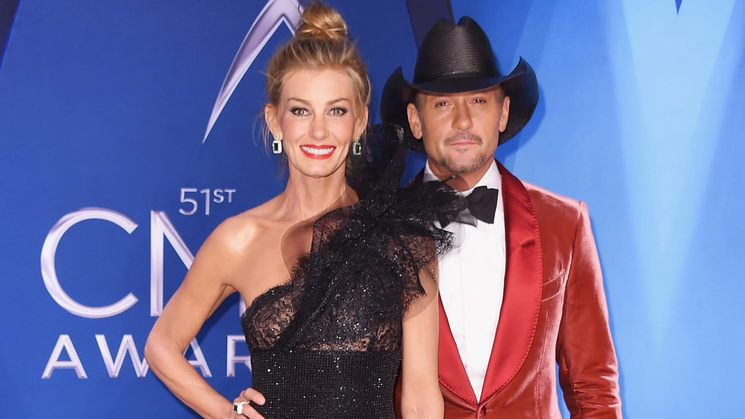 carrie underwood cma red dress Carrie Underwood looks gorgeous in sheer gold gown at CMAs, first of 12 looks