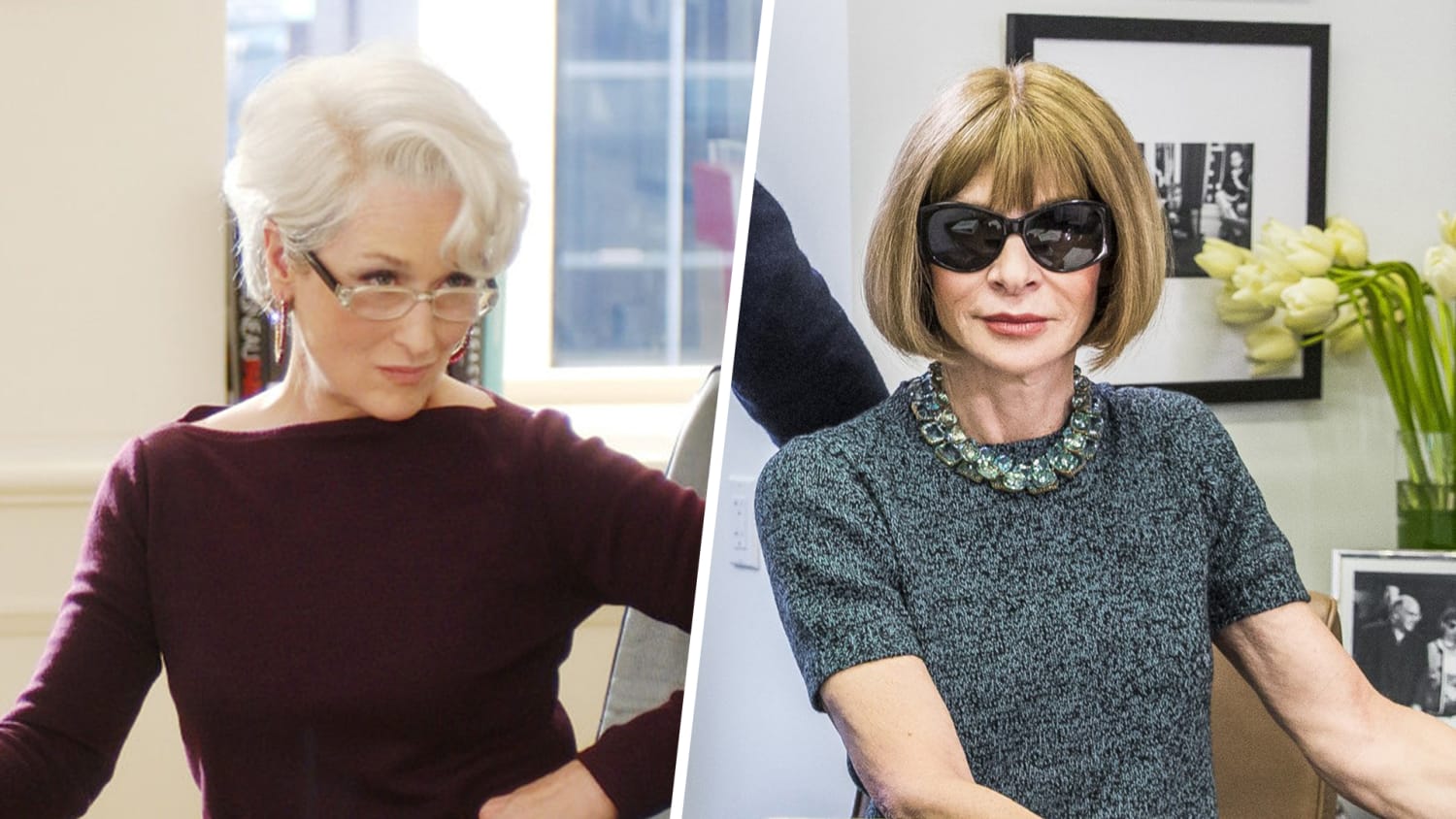 Meryl Streep channels 'Devil Wears Prada' character for meeting with Anna  Wintour