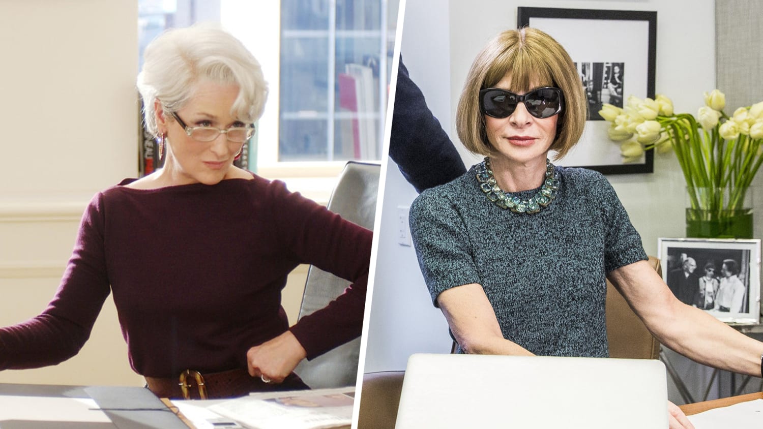 Meryl Streep channels 'Devil Wears Prada' character for meeting with Anna  Wintour