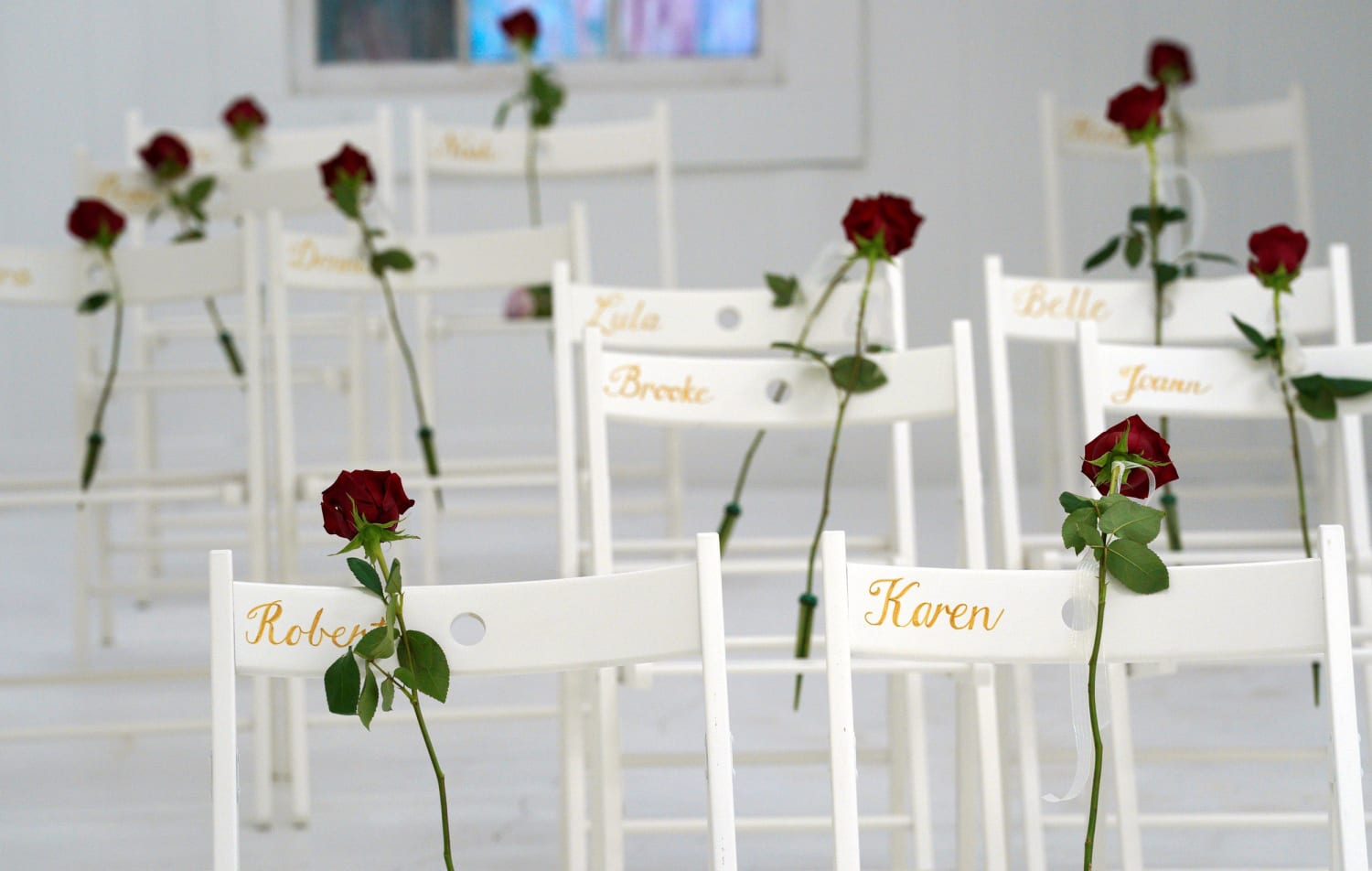 Since sunday. Sutherland Springs Church shooting victims. Memorial Roses. Reuters Roses.