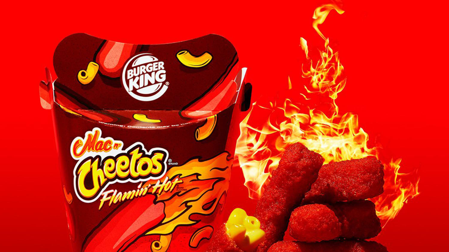 Burger King unleashes Flamin' Hot Mac n' Cheetos