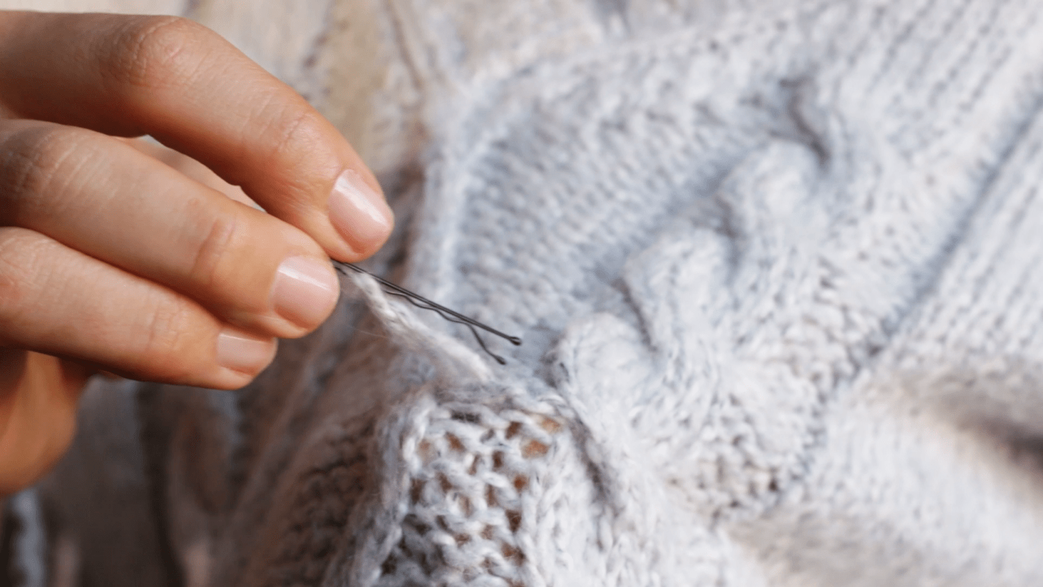 Как распустить свитер