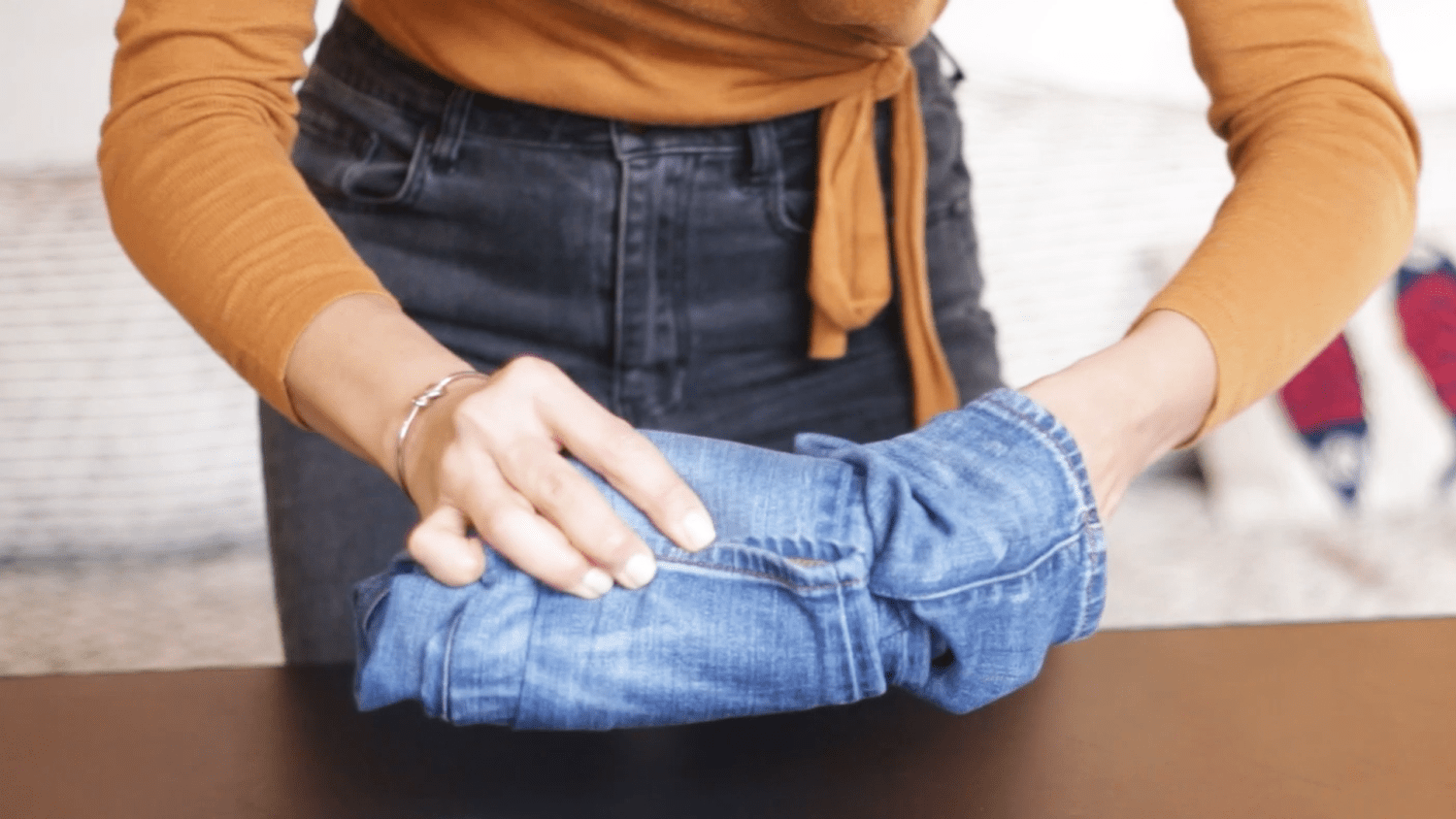 Woman reveals genius tip for tightening your jeans without a belt - and  it's so simple