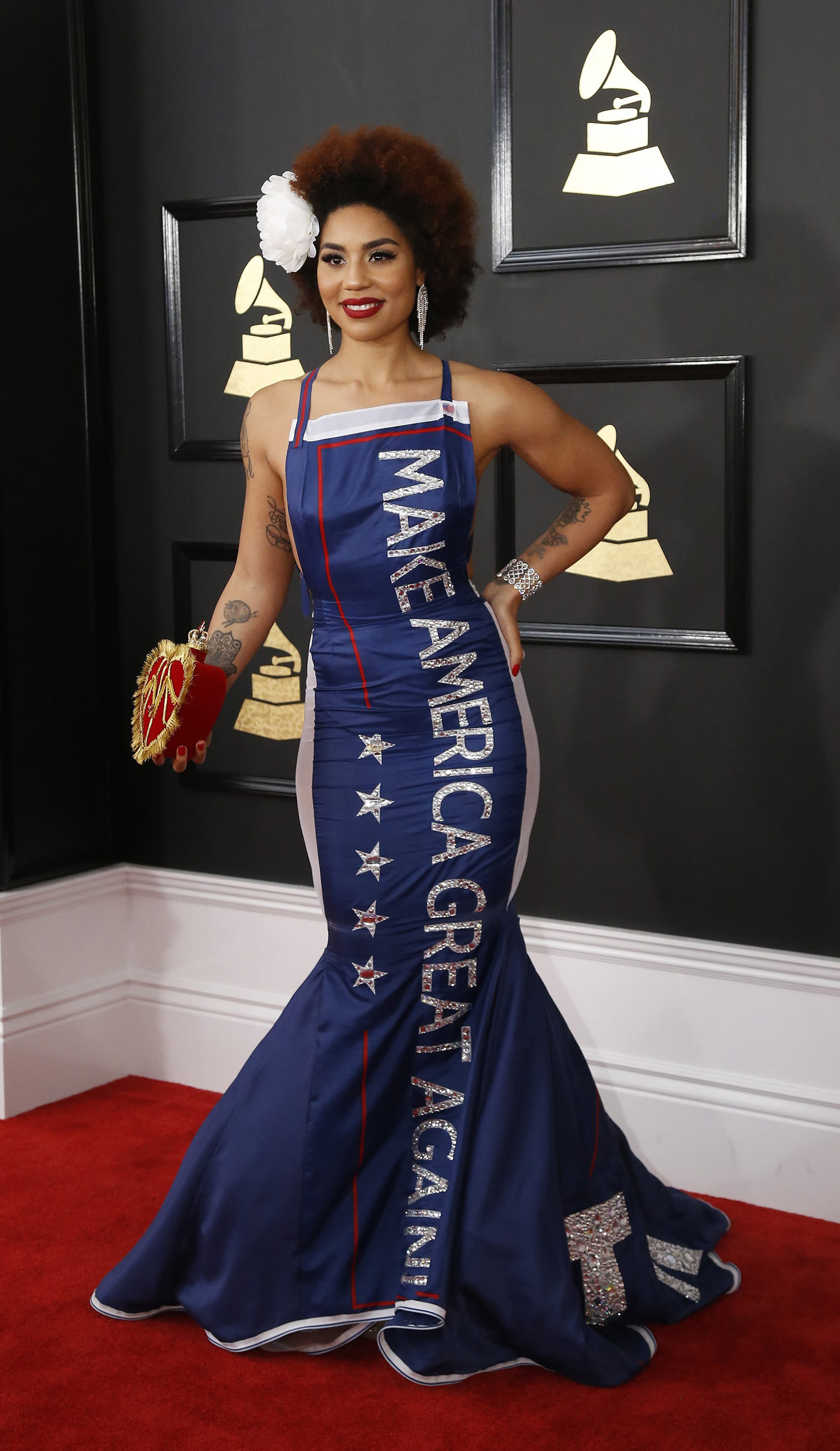joy villa grammy dress 2017