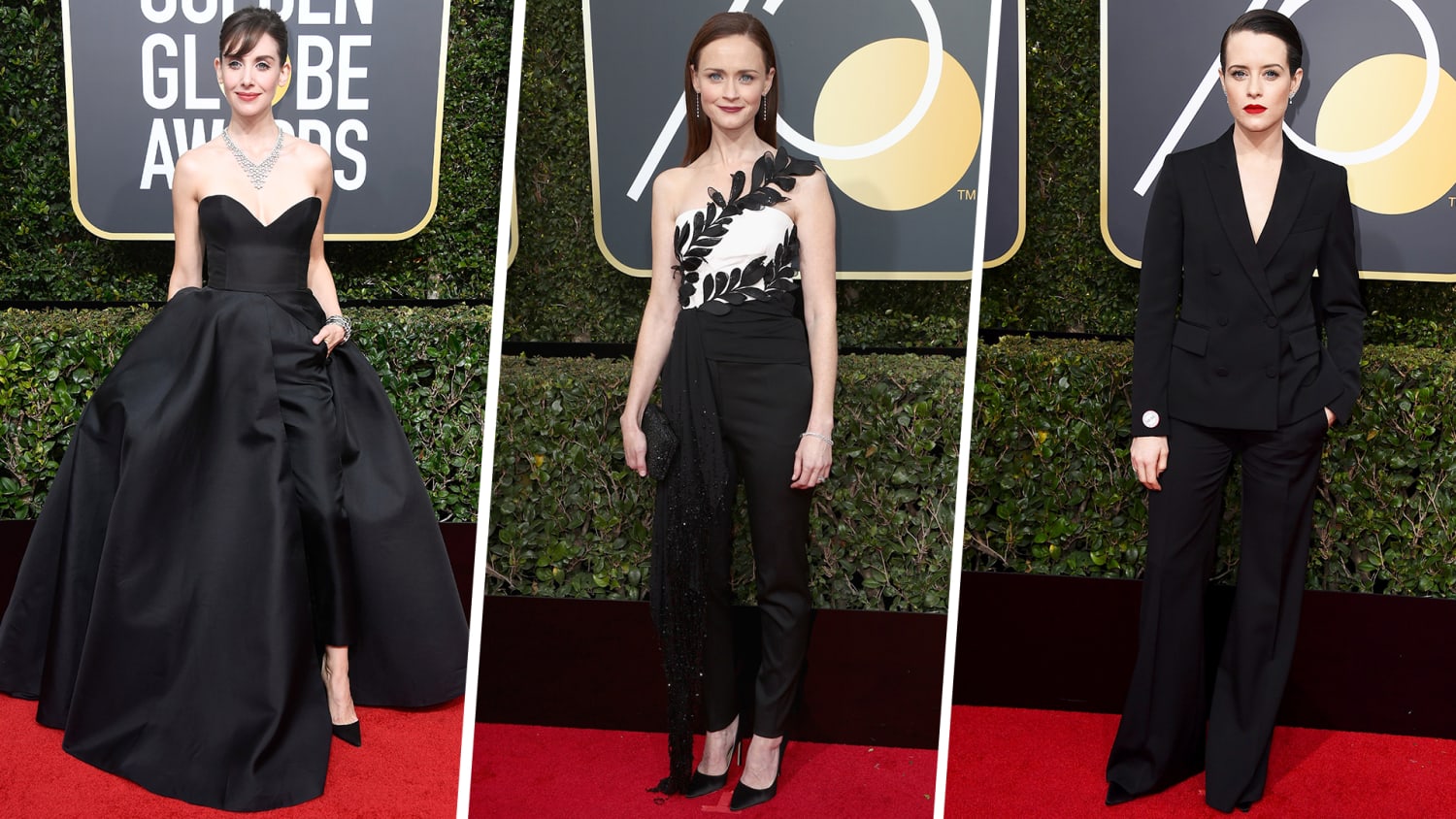 hårdtarbejdende stak interview Suits, tuxes and more: Women 'wear the pants' at the Golden Globes