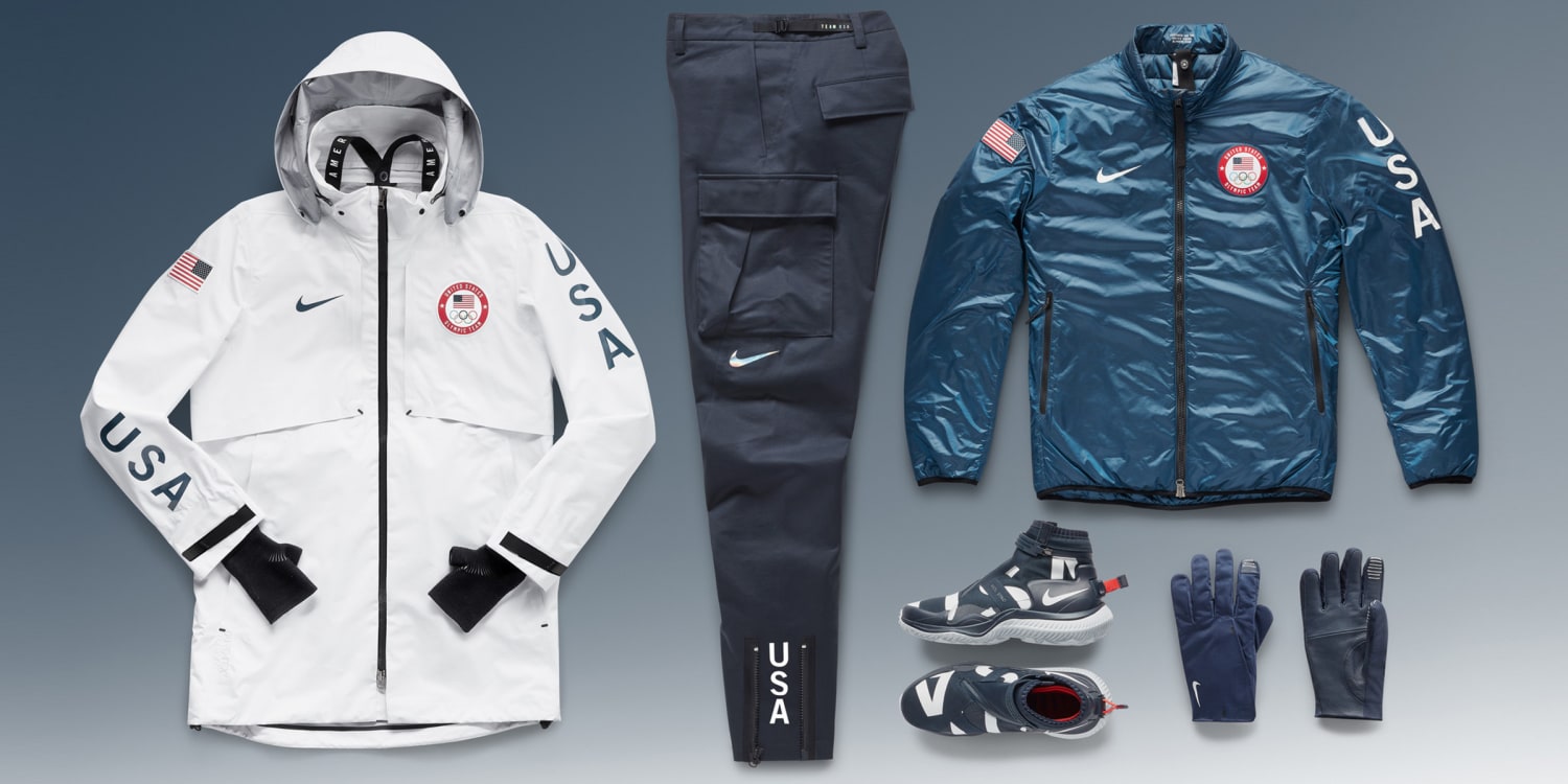Mansedumbre Tan rápido como un flash Comparar Nike reveals the official Team USA podium outfits for PyeongChang Olympics