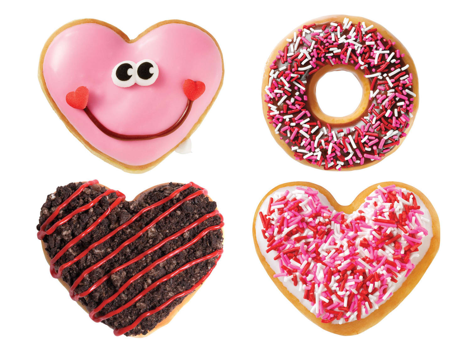 People are falling for Krispy Kreme's new heart-shaped Oreo doughnut