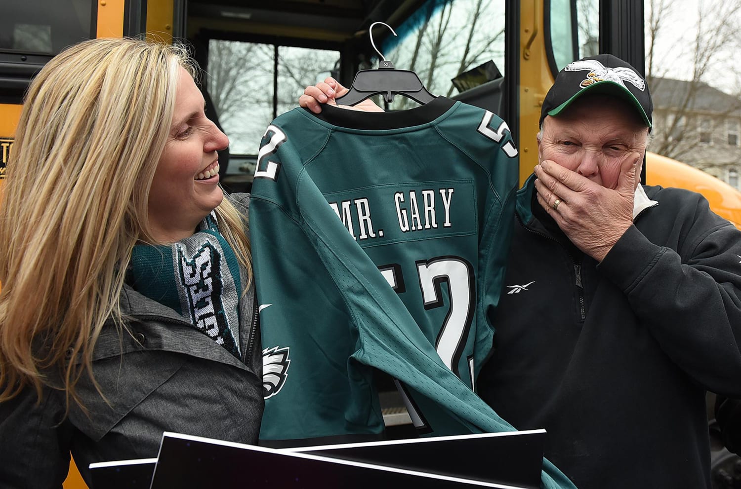 Students, Parents Surprise School Bus Driver With Super Bowl Tickets 